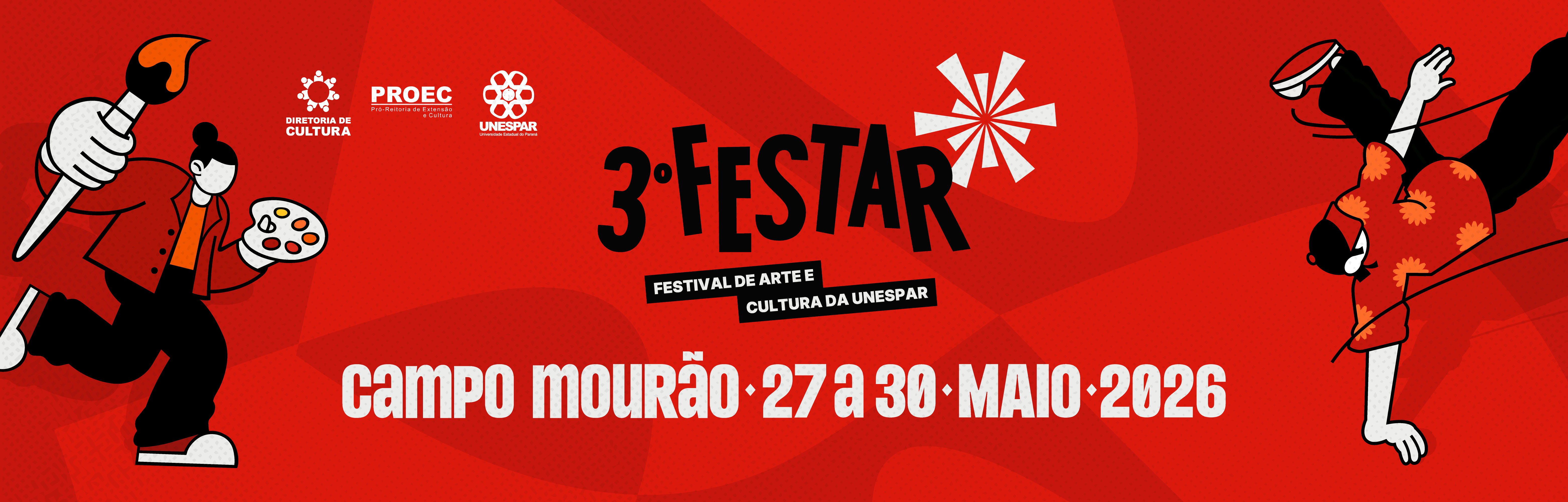 Banner 3 Festival de Arte e Cultura da Unespar